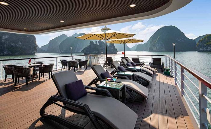 Jade Sails Halong sundeck