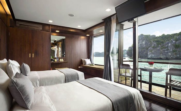 suite twin orchid cruise halong bay