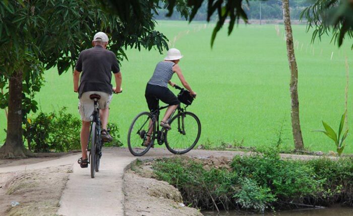 biking mekong delta